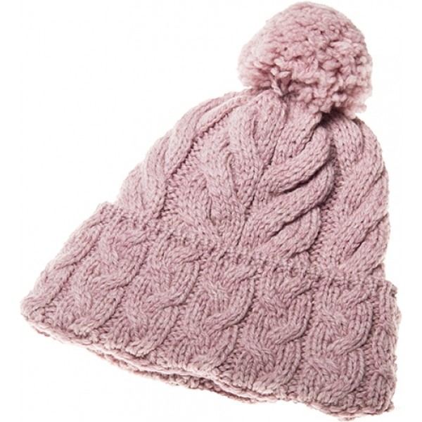 Aran Super Soft Merino Multi Cable Winter Rose Hat