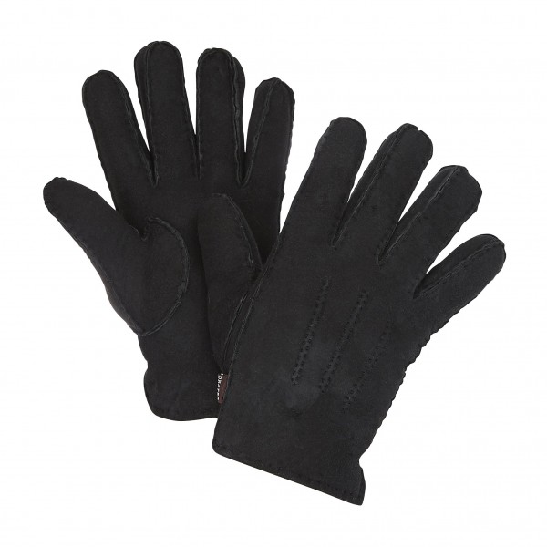 Women's Black Sheepskin Gloves