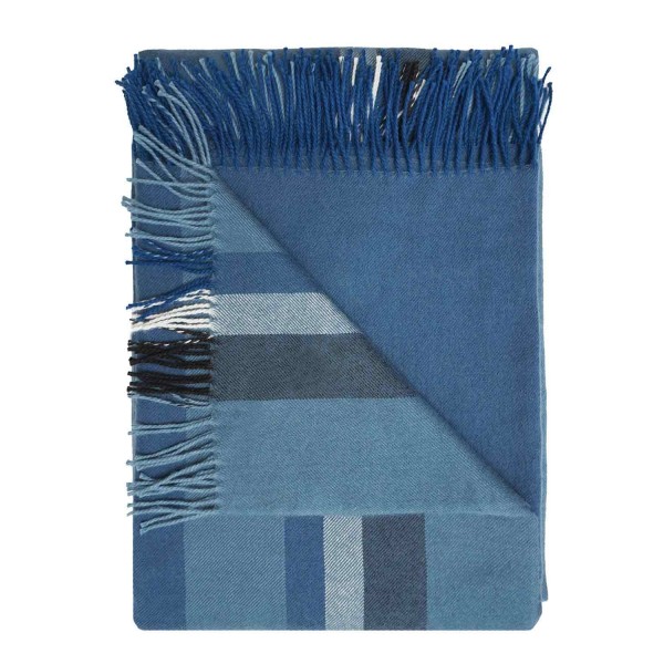 NEW! 100% Baby Alpaca Throw - Blue Lagoon