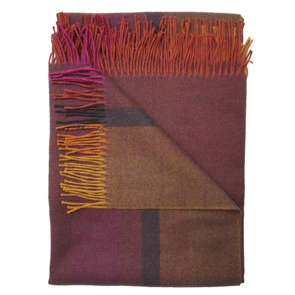 NEW! 100% Baby Alpaca Throw - Spiced Apple