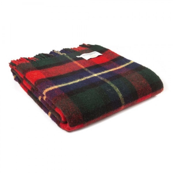 Tweedmill Tartan PNW Travel Rug Wool Throw Blanket Kilgour 150 x 183cms