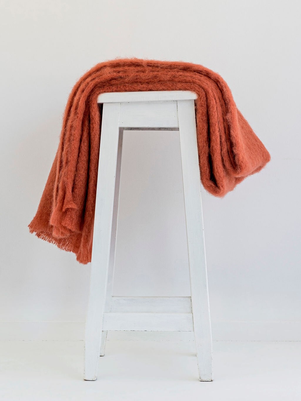 Windermere Mohair Blanket Throw Pumpkin