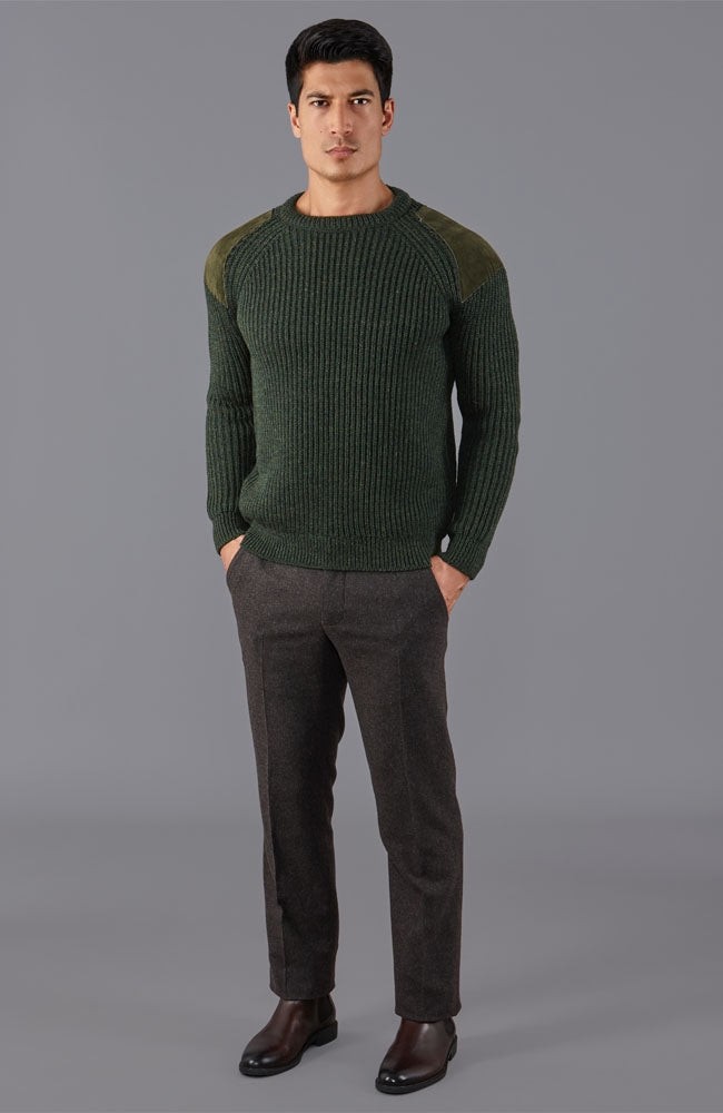Wool shooting sweater new arrivals