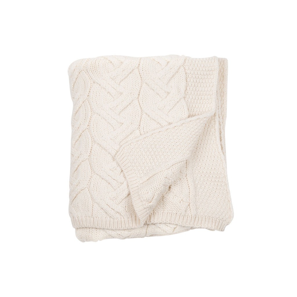 Aran knit blanket 2025