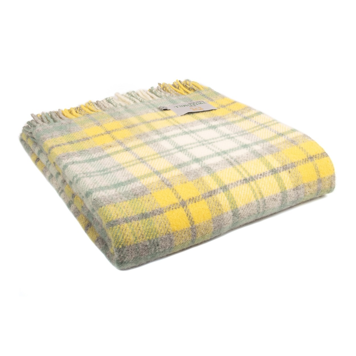 Lifestyle Cottage Ocean Check Wool Throw Blanket 150 x 183cms