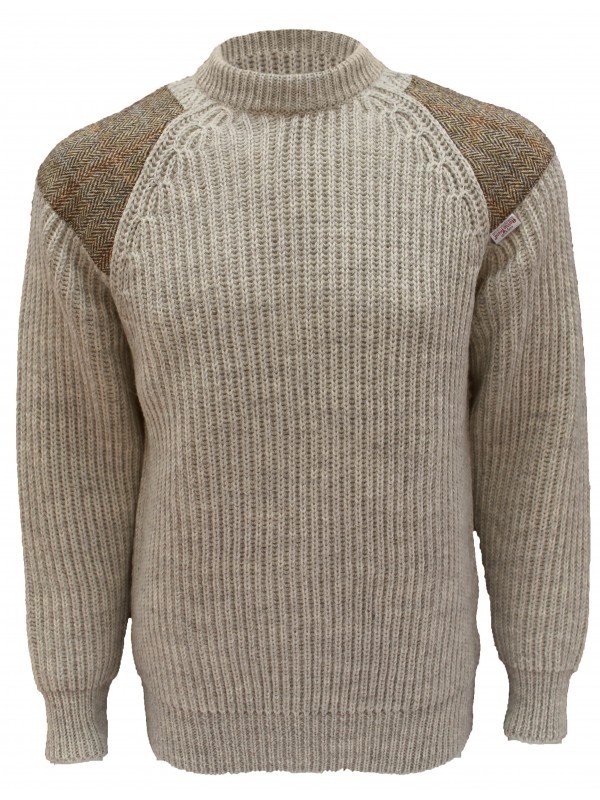 Crew neck wool jumper store