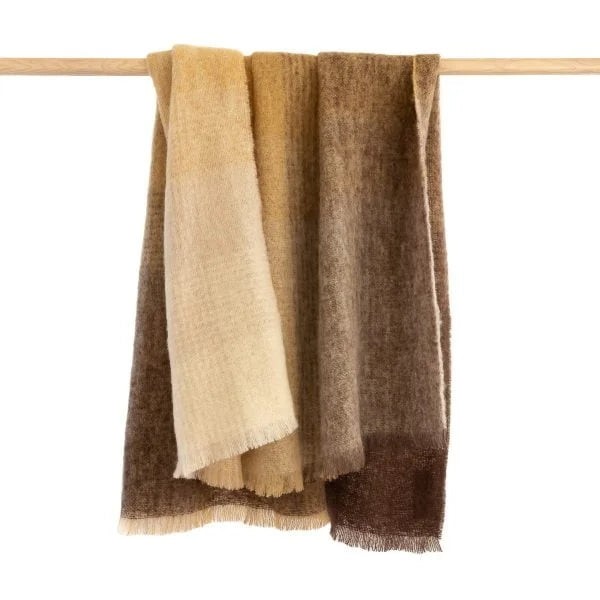 Tan throw outlet