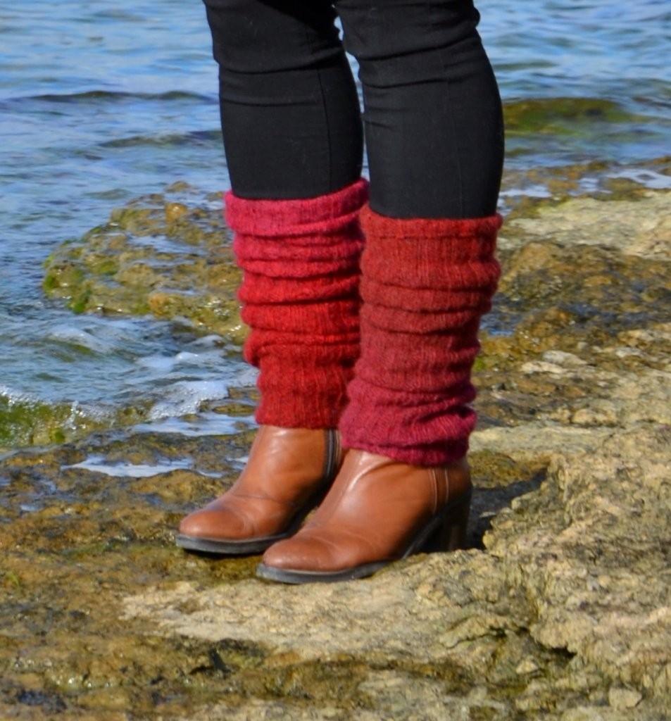 Scandinavian Wool Leg Warmers 2 Sizes, 6 Colors