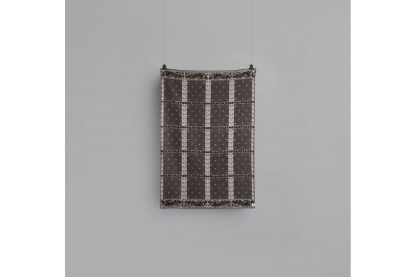 Kristin Natural - Grey Wool Throw Blanket