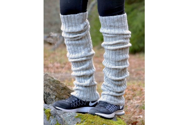 Scandinavian Wool Leg Warmers: 2 Sizes, 5 Colors