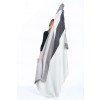 Reversible Alpaca Throw Blanket - Monochrome