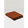 Spicy Orange Wool 100% Pure Irish Wool Blanket