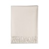 100% Baby Alpaca Throw - Porcelain