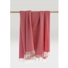 John Hanly Cashmere Throw - Dusty Pink Bubblegum