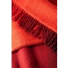 John Hanly Cashmere Throw | Red Wine Burgundy