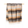 John Hanly Cashmere Throw | Camel Grey Brown