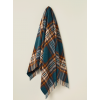 St Ives Design Wool Throw - Teal