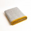 100% Pure Cashmere Reversible Luxury Blanket Travel Throw