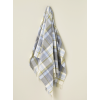 Portree Grey / Duck Egg Wool Throw
