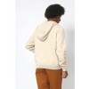 Merino Wool Half-Zip Hoodie - Beige