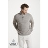 Belleek Troyer Mens Merino Wool Sweater - Heather