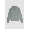 Merino Wool Half-Zip Hoodie - Mid Gray