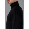 Paul James The Modern Submariner - Roll Neck Merino Wool Sweater - Black