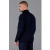 Paul James The Modern Submariner - Roll Neck Merino Wool Sweater - Navy