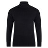 Paul James The Modern Submariner - Roll Neck Merino Wool Sweater - Black