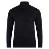 Paul James The Modern Submariner - Roll Neck Merino Wool Sweater - Black