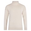 Paul James The Modern Submariner - Roll Neck Merino Wool Sweater - Ecru