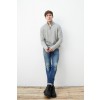Belleek Troyer Mens Merino Wool Sweater - Grey