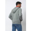 Merino Wool  Quarter Zip Hoodie - Mid Gray