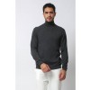 Merino Wool Sport Turtleneck - Anthracite