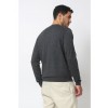 Merino Wool V-Neck Sweater - Charcoal