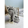 Åkle Light Grey Wool Throw Blanket