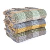 Tweedmill All Wool Celtic Weave Check Wool Throw Blanket, RANDOM COLORS