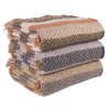 Tweedmill All Wool Celtic Weave Stripe Wool Throw Blanket, RANDOM COLORS