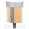 Alpaca Reversible Throw - Mustard Weed