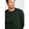 Merino Wool Roll Neck Sweater - Green