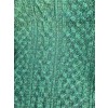 Aran Kiwi / Connemara Green Plaited Celtic Knitted Wool Throw Blanket