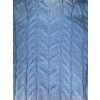 Aran Irish Sea Super Soft Merino Paste Cables Knitted Wool Throw Blanket