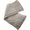 Aran Toasted Oat Super Soft Merino Pocket Cable Scarf