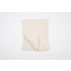 Aran Classic Super Soft Merino Patch Cot Knitted Wool Throw Blanket