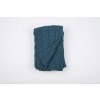 Aran Irish Sea Super Soft Merino Paste Cables Knitted Wool Throw Blanket