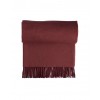 100% Baby Alpaca Throw - Malbec