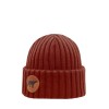 Björn Merino Wool Beanie Copper Red