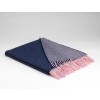 Blueberry Crush Throw 100% Merino Lambswool Blanket