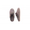 Jeweled Cuff Slippers - Gray