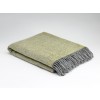 Cosy Lemon Wool Throw 100% Pure Wool Blanket